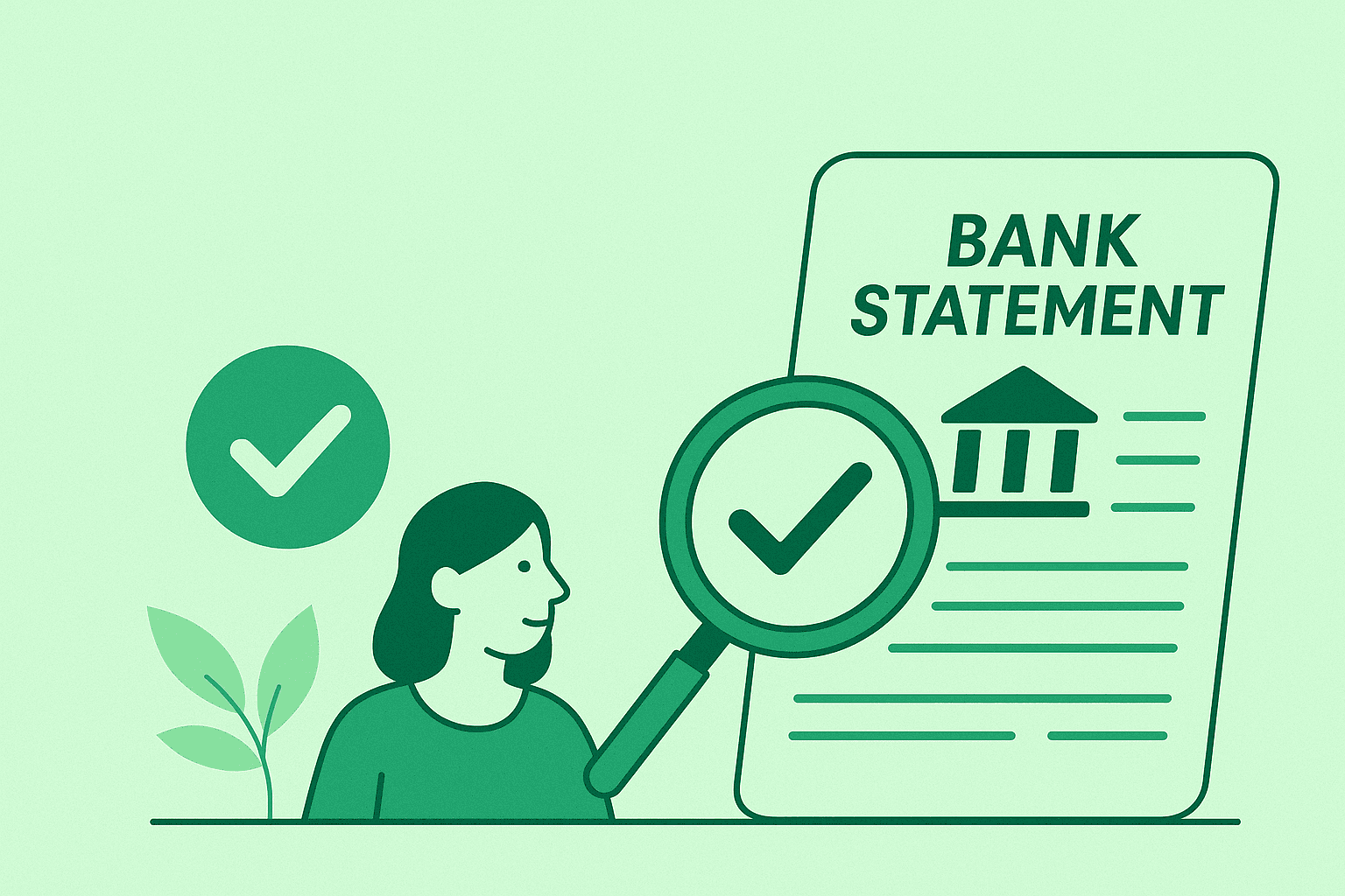 What is bank statement verification