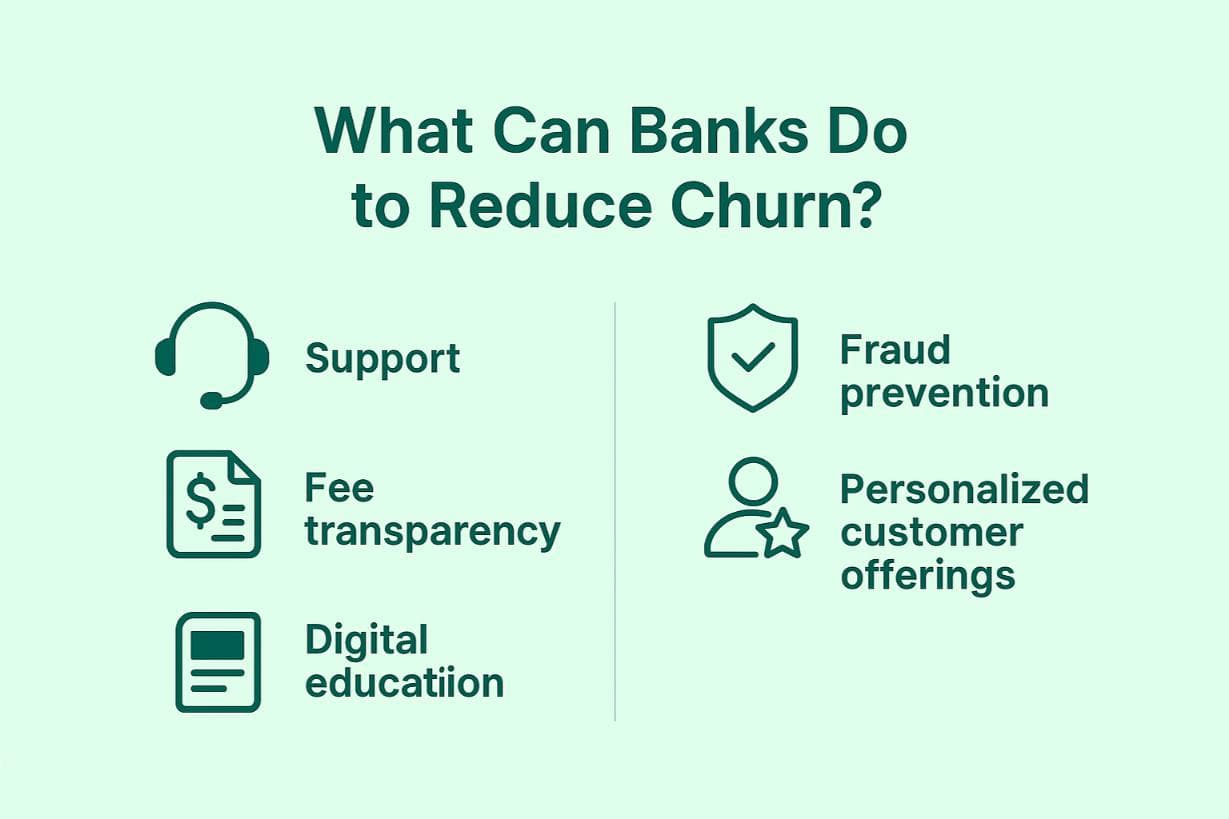 What can bank do to reduce churn?