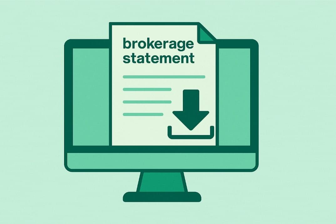 How to download a brokerage statement